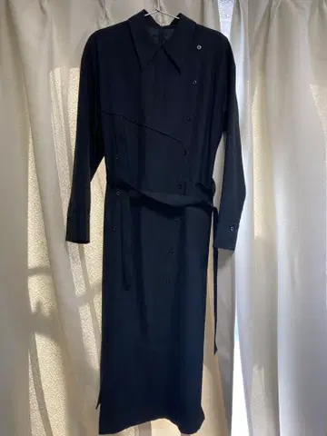 UNITED TOKYO 블랙 셔츠 원피스