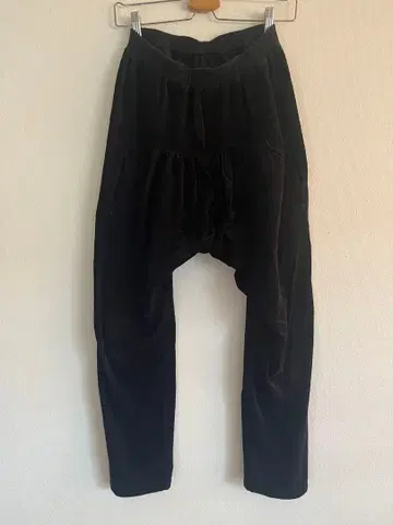 emeraldthirteen 블랙 사루엘 코듀로이