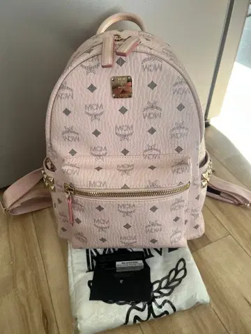MCM 백팩 파우더 핑크
