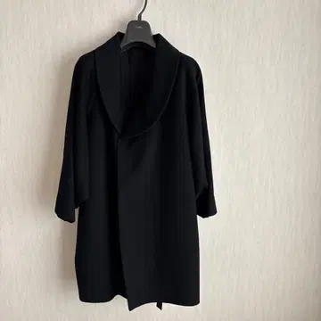 PURE CASHMERE 기모노용 코트 블랙