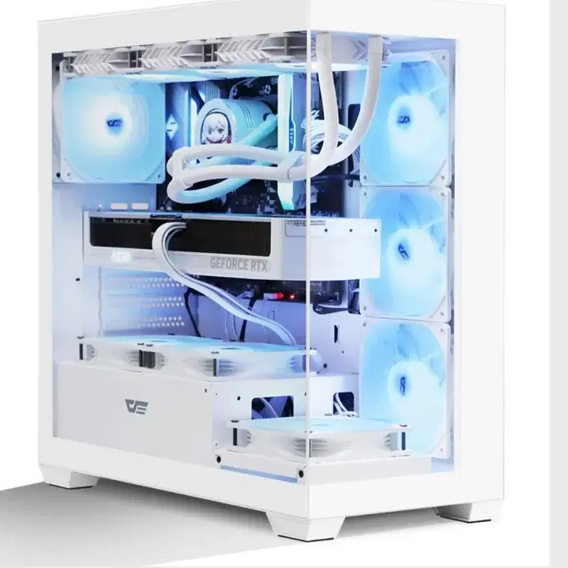 11)라이젠9600X + RX9060XT 화이트 컴퓨터