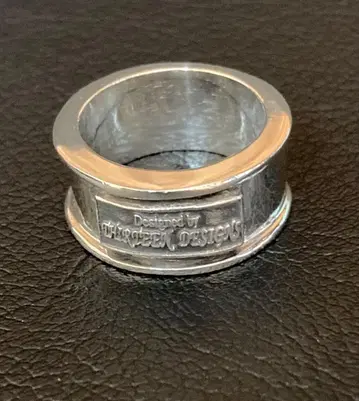 약 17호 THIRTEEN DESIGNS 로고 플레이트 링