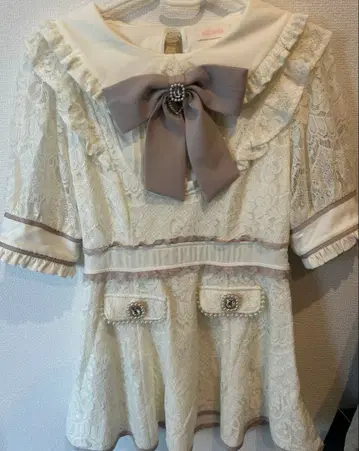 LIZLISA 레이스 셋업 화이트