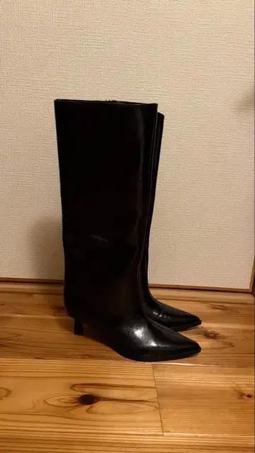 [ 새상품 ] 블랙 롱 부츠 사이즈 36