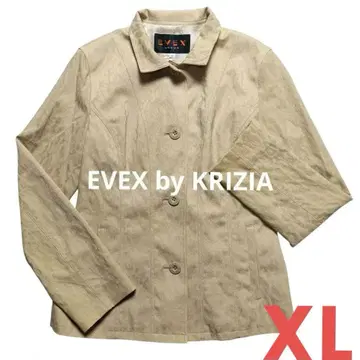 에베크스 바이 크리치아 레오파드 무늬 자켓 베이지 엠보