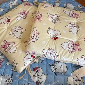 YOSISTAMP 시트 쿠션 43 x 43cm 2장 세트