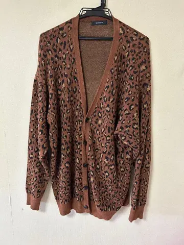 RAGEBLUE 레오파드 무늬 가디건 레오파드