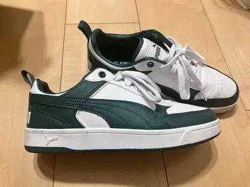 푸마 스니커즈 그린 화이트