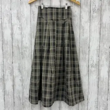 [ MAJESTIC LEGON ] 플레어 스커트 백 레이스업