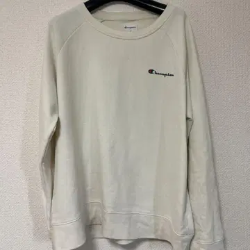Champion XL 맨투맨 크림색