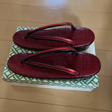 빨간색 뜨개질 조리