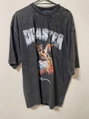 빈티지풍 T셔츠 블랙