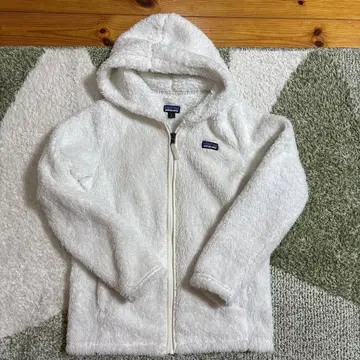 Patagonia 플리스 XL 키즈 사이즈 14 화이트