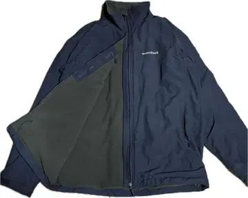 새상품급 mont-bell 크리마플러스100 위드쉘 자켓 네이비