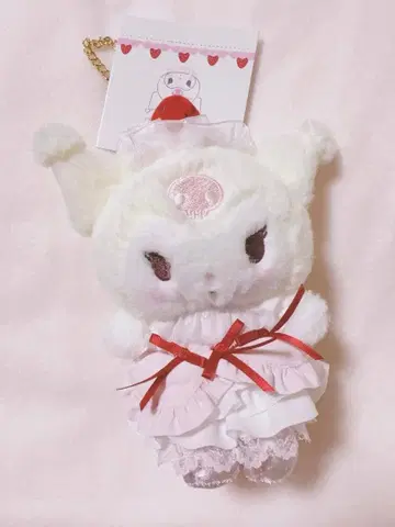 산리오 딸기 휘핑 케이크 시리즈 마스코트 백참 쿠로미