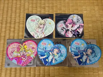 너와 아이돌 프리큐어 비어드 파파 코스터 홀로그램 5장 세트