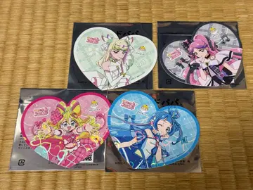 너와 아이돌 프리큐어 비어드 파파 코스터 홀로그램 4장 세트