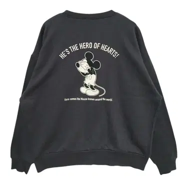 [빅 사이즈 미키] Disney 디즈니 트레이닝복 맨투맨