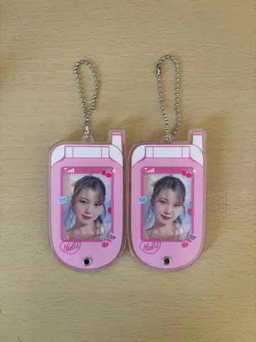 NiziU 아야카 AYAKA 사진 아크릴 키링 2개