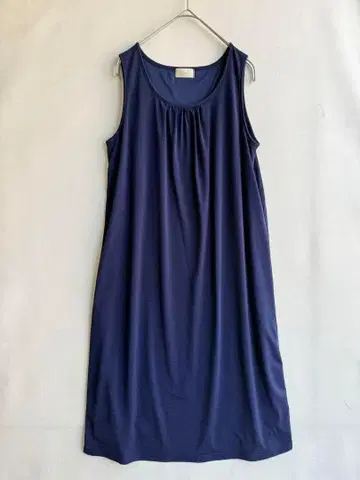 미사용 Celagre 여성용 탱크탑 원피스 네이비 M