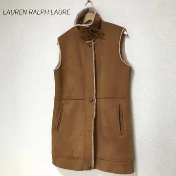 LAUREN RALPH LAURE 인조 모피 베스트