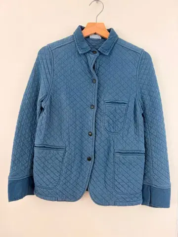 ARMEN 퀼팅 자켓 파랑