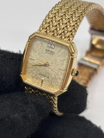 SEIKO 쿼츠 손목시계 골드