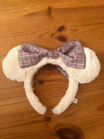 귀 달린 머리띠 체크 무늬 리본 리루린린 2024