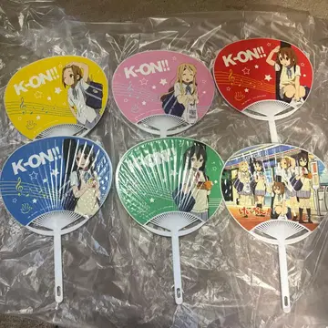 케이온 부채 6종 세트 로손 콜라보 K-ON!! & HTT