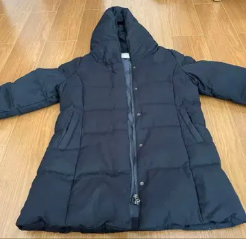 후드 부착 다운 자켓 여성용