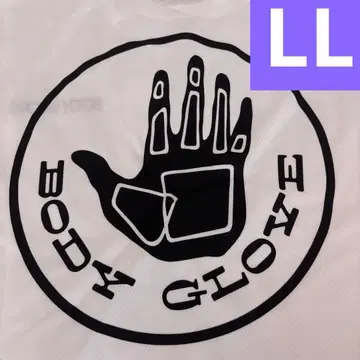 새상품 백 프린트 BODY GLOVE T셔츠 남성용 화이트 LL