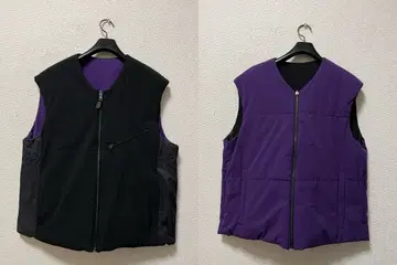 나노 유니버스 CLIMASHIELD 충전솜 베스트 /M 블랙 x 퍼플