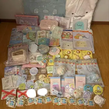 스미코구라시 잡화 묶음 판매 백 후드티 복권 수족관 아크릴 스탠드 기차