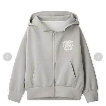 snidel 볼륨 후드티 그레이