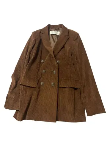 e314 IBLUES 브라운 코듀로이 테일러드 자켓