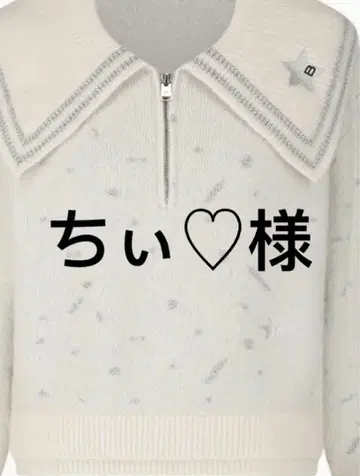 치이 님 상의 WHITE