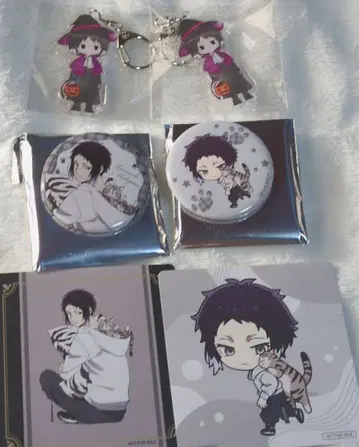 문호 스트레이독스 레트로풍 할로윈 ver & 복 고양이 아쿠타가와 세트