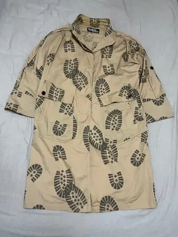 JEREMY SCOTT 제레미 스콧 발자국 패턴 스프링 코트