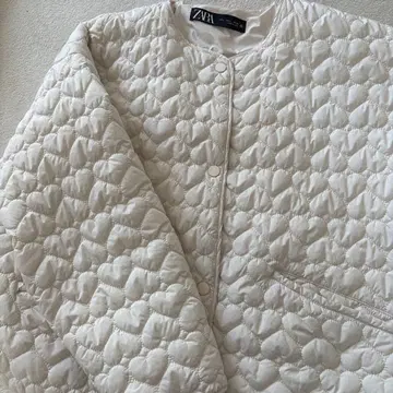 ZARA 퀼팅 자켓 L 화이트