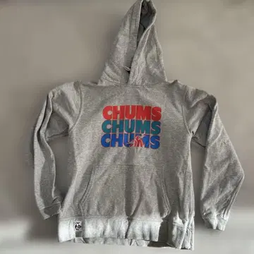 [ CHUMS ] 그레이 후드티 [ L ]