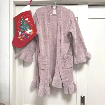 [ gelato pique ] 젤라또피케 라메 니트 롱 가디건 핑크