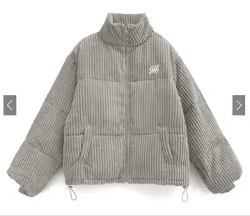 미사용 미개봉 새상품 GRL 로고 자수 다운 자켓