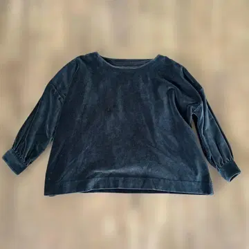 메종드소일 벨로아 풀오버 블라우스