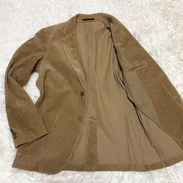 유니클로 테일러드 자켓 코듀로이 베이지