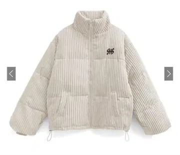 미사용 미개봉 새상품 GRL 로고 자수 다운 자켓