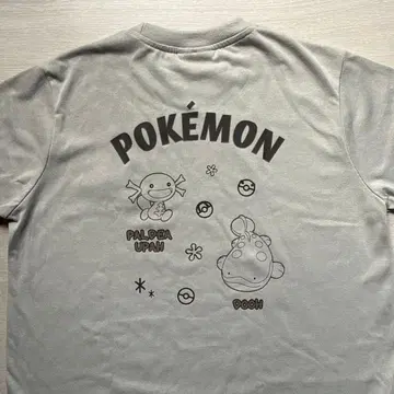 포켓몬 T셔츠 M사이즈 베이지 팔데아 우파 도오