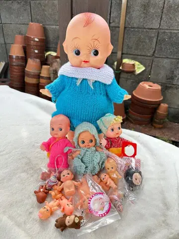 쇼와 레트로 큐피 인형 일괄 레어 일본제 등 당시 물품