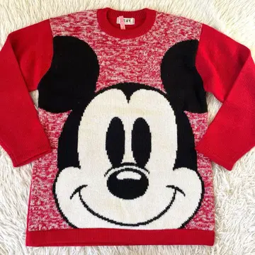 레어 disney 미키 빈티지 스웨터