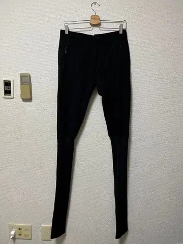 키류키류 COTE RIB 스트라이프 스키니 팬츠 /S 블랙 검정