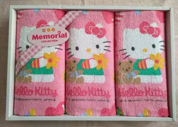 헬로키티 물수건 타월 3개 세트 산리오 레트로 1998